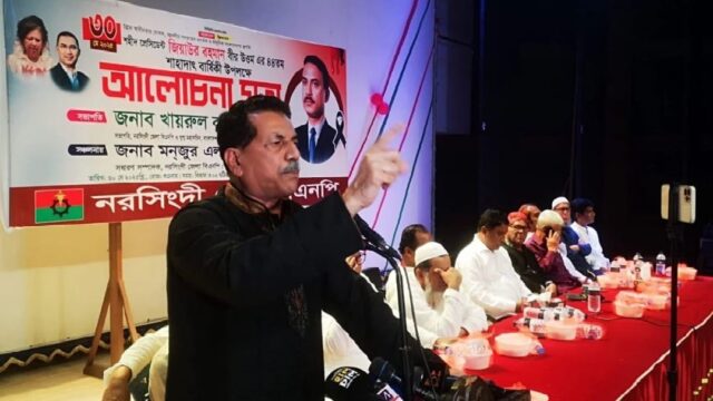 আ’লীগ পূনবার্সিত হলে সে দ্বায় সরকারকে নিতে হবে; খায়রুল কবির খোকন 